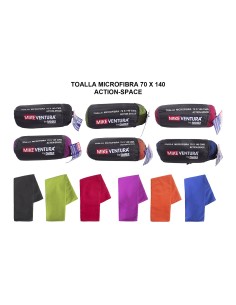 TOALLA MICROFIBRA 70 X 140 ACTION-SPACE