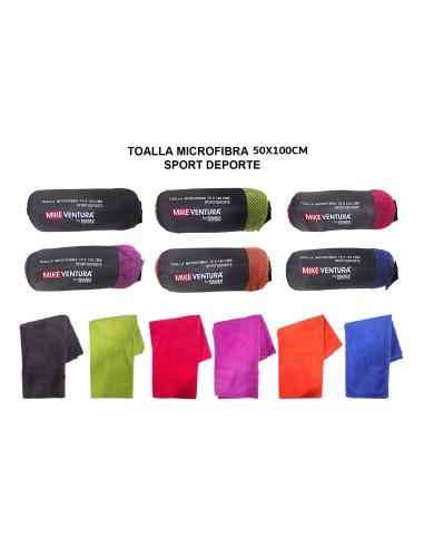 TOALLA MICROFIBRA SPORT DEPORTE 50 X 100