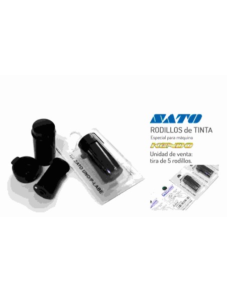 RODILLO DE TINTA NEGRA ETIQUETADORAS KENDO/JUDOSATO