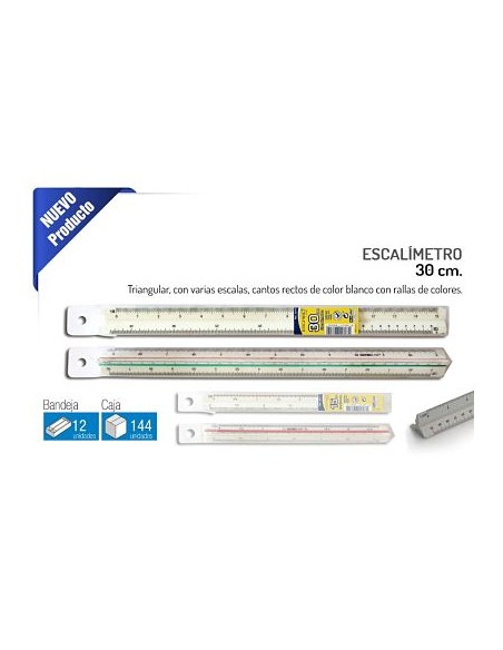 REGLA 30CM ESCALIMETRO