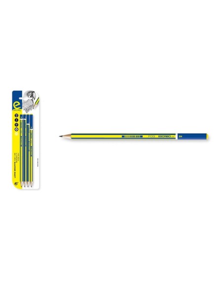 BLISTER 4 LAPICES 1ª CALIDAD MOD. HARD