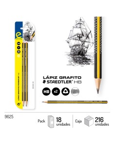 LAPICES 2UND STAEDTLER NORIS HB TRIANGULAR