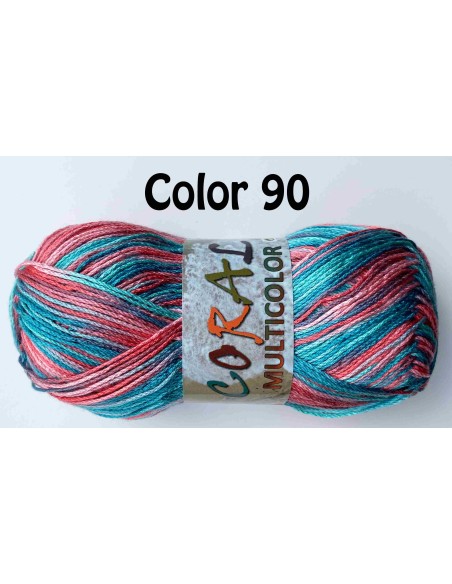 HILO Nº90 MULTICOLOR CORAL