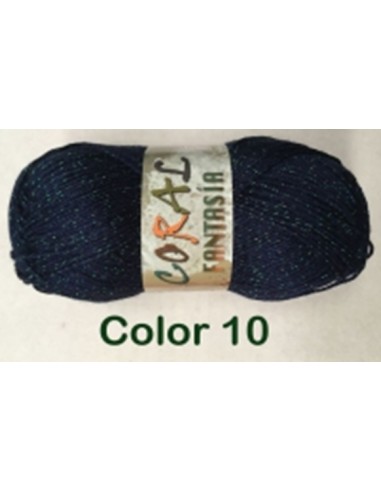 HILO CORAL FANTASIA 010 AZUL MARINO