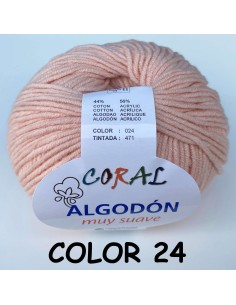 HILO ALGODON CORAL 024 SALMON