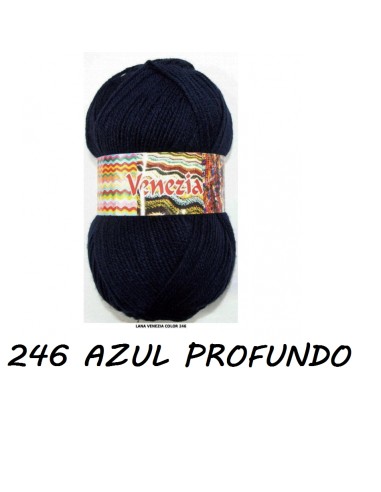 LANA VENEZIA 246 AZUL PROFUNDO