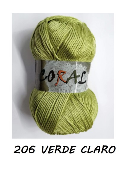 HILO CORAL 206 VERDE CLARO
