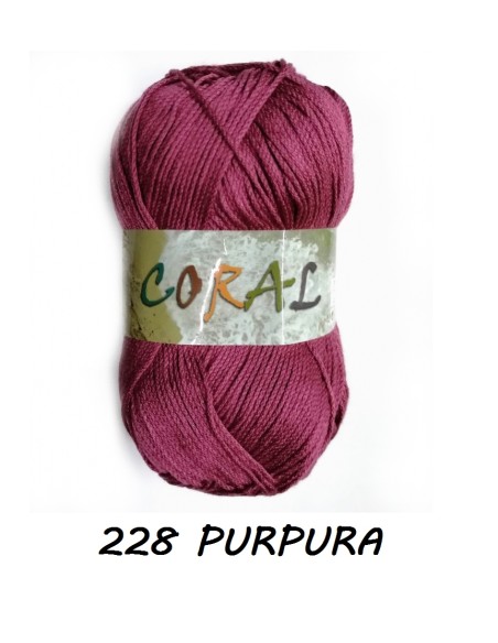 HILO CORAL 228 PURPURA