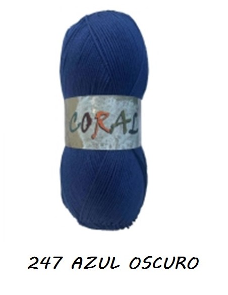 HILO CORAL 247 AZUL OSCURO