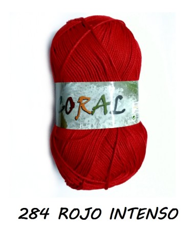 HILO CORAL 284 ROJO INTENSO