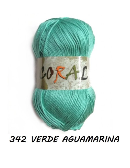 HILO CORAL 342 VERDE AGUAMARINA