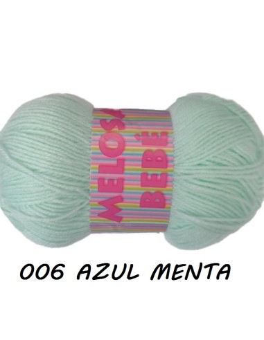 LANA MELOSA BEBE AZUL MENTA 006