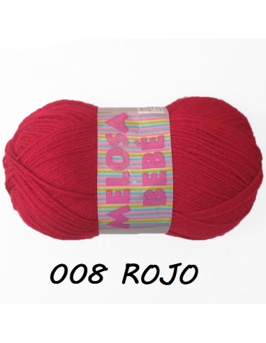 LANA MELOSA BEBE ROJO 008