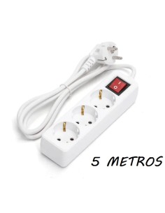 REGLETA 3 VIAS 5M CON INTERRUPTOR