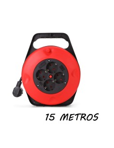 ALARGADERA 4 VIAS 15M ENROLLABLE NEGRO