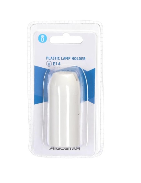 PORTALAMPARA E14 BLANCO PLASTICO