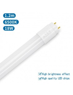 TUBO LED T8 DE CRISTAL 1,2M 18W