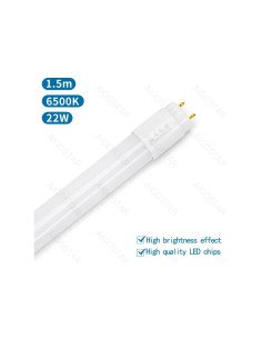 TUBO LED T8 DE CRISTAL 1,5M 22W