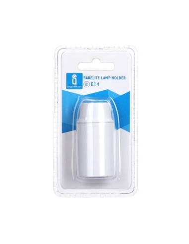 PORTALAMPARAS E14 BAQUELITA CON BLOQUEO AUTOMATICO