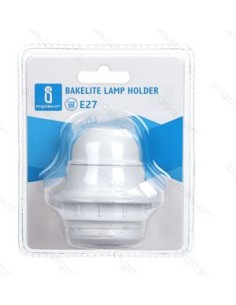 PORTALAMPARAS E27 BAQUELITA CON BLOQUEO AUTOMATICO