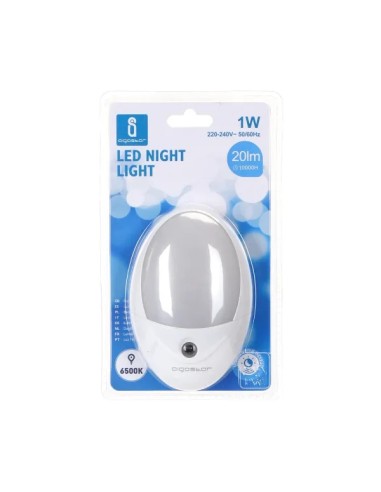 LAMPARA 1W 6500K NOCHE SENSOR DE LUZ