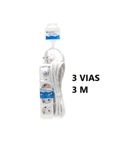 REGLETA 3 VIAS 3M CON INTERRUPTOR