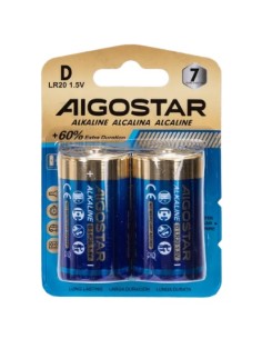 PILA ALCALINA LR20 (D) 1,5 V 2 UDS.