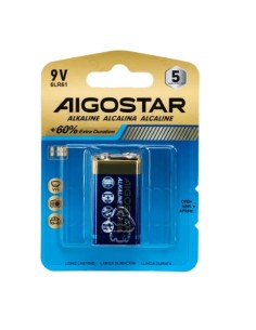 PILA ALCALINA 6LR61 DE 9 V, 1 UD