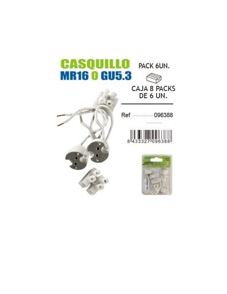 PORTALAMPARAS GU-5.3 2 UNIDADES