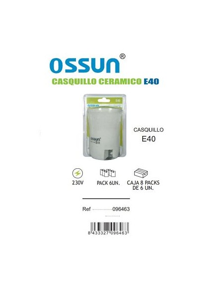 PORTALAMPARAS CERAMICO E40