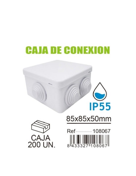 CAJA DE CONEXION IP55 85x85x50MM
