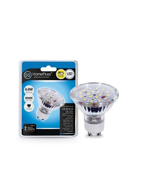 BOMBILLA 6W GU10 6000K DICORICA