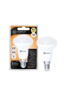 BOMBILLA 6.5W E14 3000K R50 LED REFLECTORA