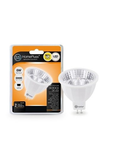 BOMBILLA 6W MR16 3000K DICORICA