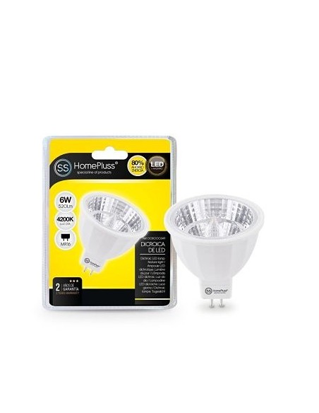 BOMBILLA 6W MR16 4200K DICORICA