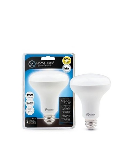 BOMBILLA 12W E27 6000K R90 REFLECTORA