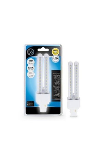BOMBILLA 9W G24 6000K LED