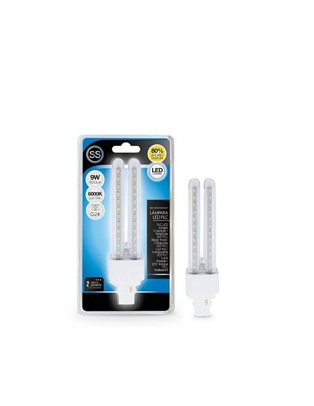 BOMBILLA 9W G24 6000K LED