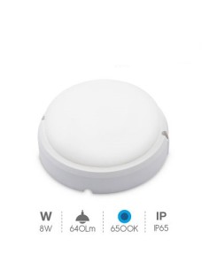 APLIQUE  8W 6500K REDONDO LED