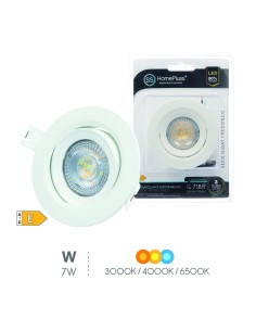 ARO 7W 3000-4000-6500K IP44 REDONDO EMPOTRABLE LED- SERIE N