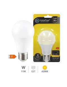 BOMBILLA 11W E27 4200K LED ESFERICA
