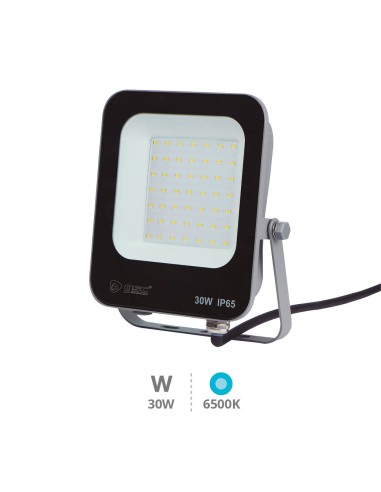 PROYECTOR 30W 6500K IP65 NEGRO ALUMINIO VERTICAL TANDUR