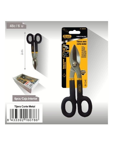 TIJERA 10" CORTE METAL 10