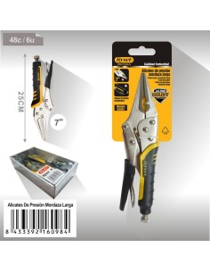 ALICATES 7" DE PRESION MORDAZA LARGA