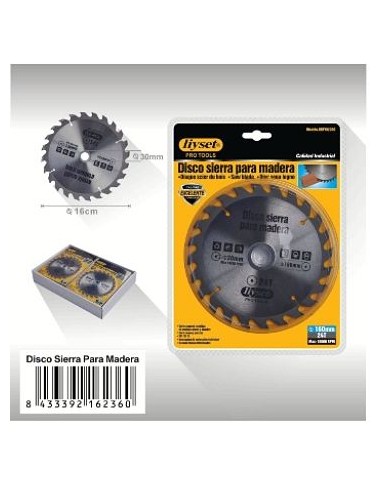 DISCO 160MM SIERRA PARA MADERA