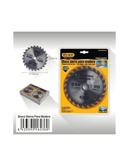 DISCO 160MM SIERRA PARA MADERA