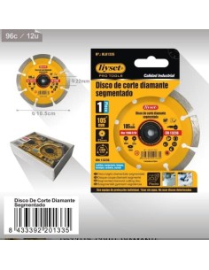 DISCO 105MM CORTE DIAMANTE SEGMENTADO