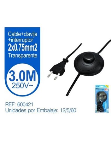 CABLE+PULSADOR CLAVIJA