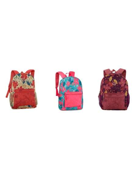 CLIO MOCHILA FLORAL  17"
