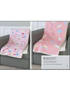 MANTA 160X220 PLAID SEDALINA SHERPA GIRL